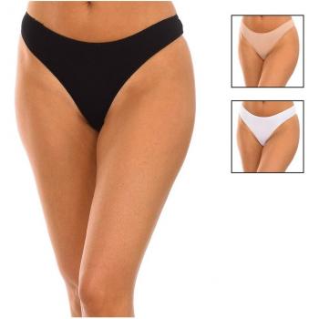 KISSES & LOVE Pack 3 Tangas de Microfibra Bamboo Mujer - Tanga, microfibra, bamboo, pack de 3 unidades