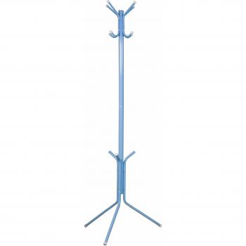 duehome Perchero de Pie, Perchero para Recibidor, Habitacion o Dormitorio, Modelo Rubino, Acabado en Color Azul, Medidas: 61 cm