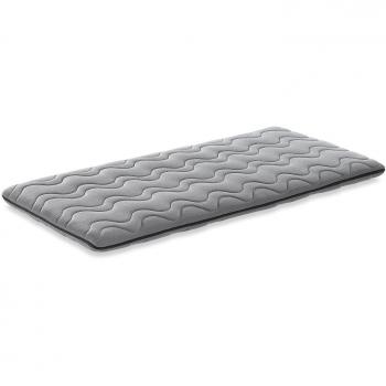 Ecus Kids GOLI, colchón de cuna de viaje con cremallera perimetral, color gris