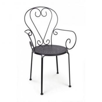 Silla Poltrona de Jardín en Tecnopolímero Sunset Color Amarillo Scab