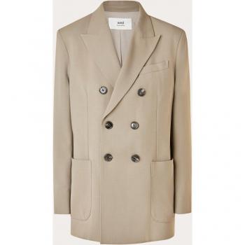 Ami Paris Beige Women's Jacket, Size S