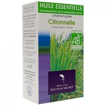 Organic Java Lemongrass Essential Oil 10ml by Dr Valnet