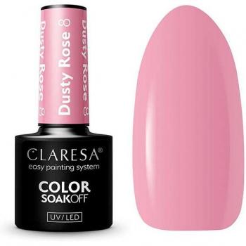 Claresa 8 Dusty Rose UV Nail Polish 5ml