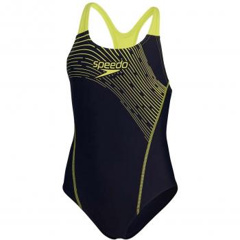 Bañador de niña de natación Speedo Medley Logo Medalist