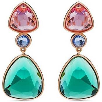 Pendientes Menanne con baño oro rosa de 18 quilates - Luxenter
