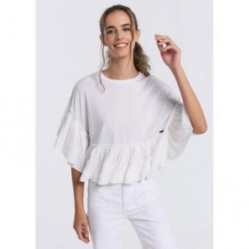 Top Ancho con Volantes de Lois Jeans - Elegancia y Estilo para Mujer