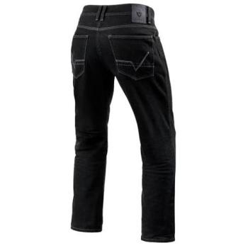 Revit Lombard 3 RF Vaqueros de Moto Negro y Gris Desgastado