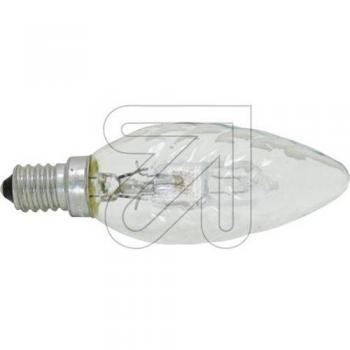 Osram Velaw Bombilla Halógena Vela Rizada E14, W, Blanco Cálido, 30 Vatios