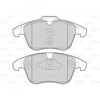 Pastillas de freno VALEO 302124 para PEUGEOT 407, 508 y CITROËN C5 (Juego de 4)