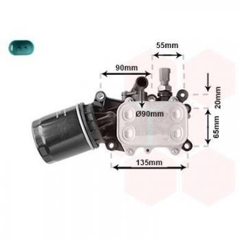 Enfriador de Aceite VAN WEZEL 58013722 para Motor