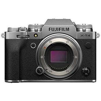 Fujfilm X-T4 Cámara digital sin espejo de objetivo intercambiable, Color Plateado
