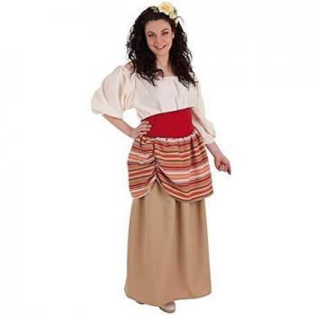Creaciones Llopis Disfraz de Campesina Carlota Medieval para Mujer