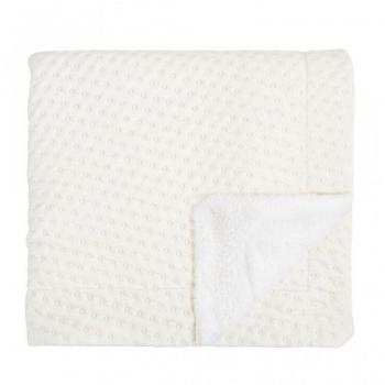 Manta Bimbi Pirulos Dots Premium Blanco 70x100