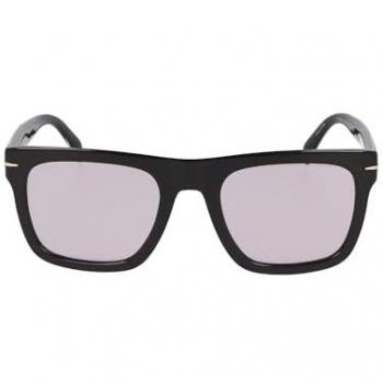 David Beckham DB 7000/S Flat Retro Square Photochromic Sunglasses - Black Unisex, 54mm, Anti-Reflective