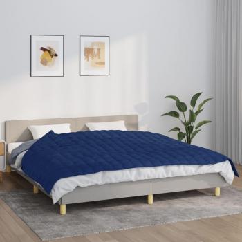 Manta con peso vidaXL 155x220 cm 11 kg color Azul, Crema, Gris y más