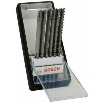 Bosch 2 607 010 573 - Juego de 6 hojas de sierra de calar Robust Line Metal Profile, vástago en T - T 318 AF; T 318 BF; T 345 XF P
