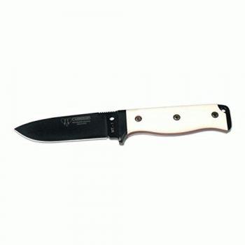 Electropolis Cuchillo de Supervivencia MT-5 Cudeman 120-N con Mango micarta Hoja de 11cm y Funda