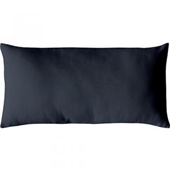 Cojín No Desmontable de Algodón Certificado Oeko Tex - Gris Oscuro - 30x50 cm - Lavable a Mano - Ideal para Decorar Sofás - Colección Panamá