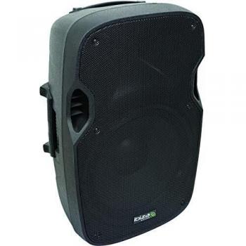 Caja de Sonido Activa 15/38cm - 600W RMS - Ibiza Sound XTK15A con Tweeters de Compresión y Sistema Bass Reflex