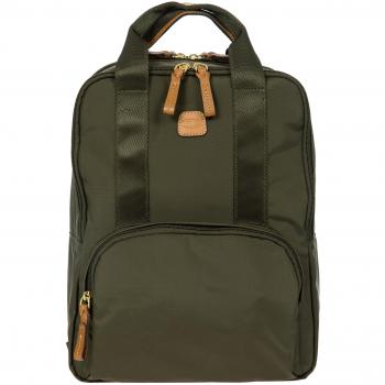Mochila Bric's X-Travel para Portátil de 15'' en Color Oliva - Dimensiones 28x36x16 cm