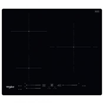 Placa de inducción Whirlpool WSS 3960 NE - 60cm, 3 fuegos, 7200w, color negro