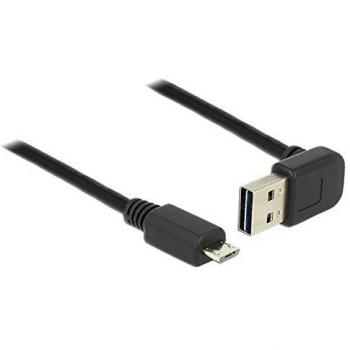 Cable USB DeLOCK 1m, USB 2.0-A a USB 2.0 micro-B - Negro