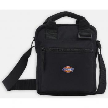 Bandolera Dickies Moreauville Negra con Compartimentos y Logo Bordado
