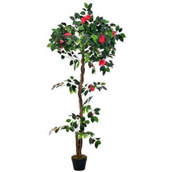 SengentoStyle Kunstplant met pot camelia 160 cm groen