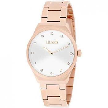 Reloj de Pulsera Mujer LIU JO TLJ1785 - Diseño elegante, caja de acero inoxidable, correa de piel, resistente al agua, esfera con detalles brillantes
