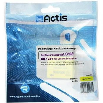 Active Jet kb-123y LC123Y Bro LC123 Inkjet Cartridge