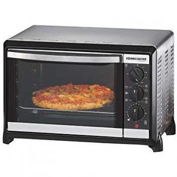 Rommelsbacher BG 1055/E - Horno 1050 W, 43 x 33.5 x 28 cm, acero inoxidable, color negro
