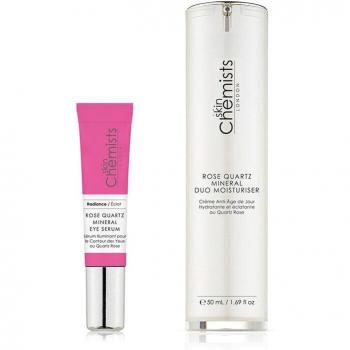 SKINCHEMISTS Sérum Mineral Contorno Ojos Cuarzo Rosa y Dúo Hidratante