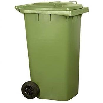 Denox DEN060 Contenedor Industrial 240 litros, Verde, 240 L