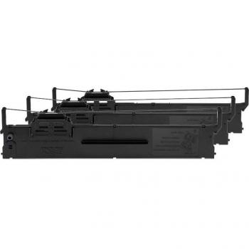 Epson C13S015339 Cartucho de Cinta Negra SIDM para PLQ-20/PLQ-22, Pack de 3