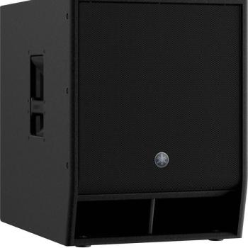 Yamaha DXS15XLF-D 15 1600W Bass-Reflex Powered Subwoofer with Dante Black
