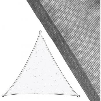 Velas de sombra Toldo 5 x 5 m Gris Polietileno 500 x 500 x 0,5 cm