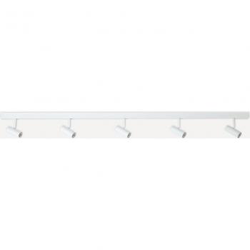 Regleta LED Omari Nordlux con 5 focos, diseño minimalista blanco, iluminación lineal