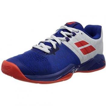 BABOLAT Propulse Blast Clay Men, Zapatillas de Tenis Hombre, Imperial Blue/White, 39 EU