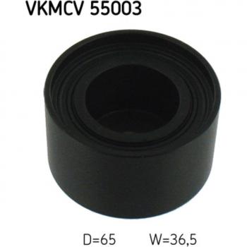 Polea tensora/guía, correa trapezoidal y poli V SKF VKMCV 55003