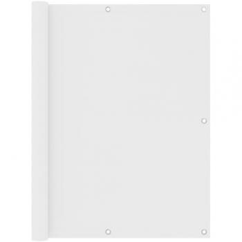 Toldo para balcón tela oxford blanco 120x500 cm