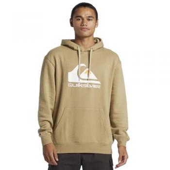 Sudadera Quiksilver Big Logo Marrón para Hombre - Modelo Aqyft03356-Tka0, Felpa con Capucha, Estándar