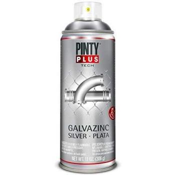 Spray galvanizado en frío plata Pinty Plus Tech 520ml