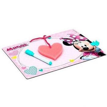 Color Baby- Minnie Pizarra rotulador borrable 28x20 Cm, Multicolor