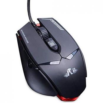 Rii Ratón Gaming con Cable M01 con Sensor óptico PMW 3360 de 12.000 PPP para PC, computadora portátil, Mac