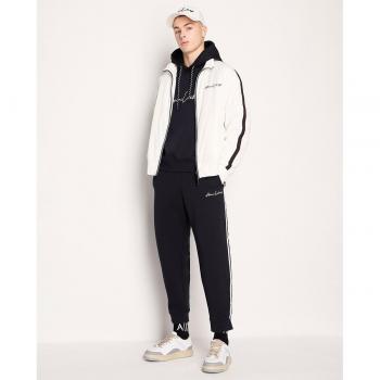 Pantalón de hombre jogger con logo a contraste