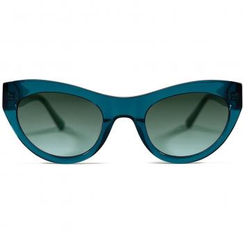 Messy Weekend DONNA Blue Green Women’s Sunglasses Blue Size 52