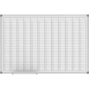 Planificador Anual MAULstandard 60x90cm con Diseño Horizontal de Meses
