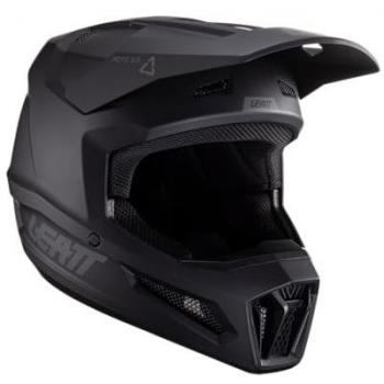 Casco Off-road Leatt 2.5 Negro Adulto con tecnología de turbinas 360°