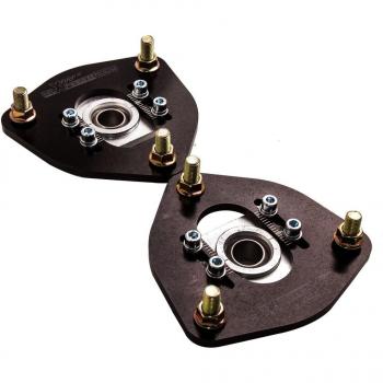 Maxpeedingrods Front Coilovers Camber Plate Top Mount compatible for Nissan Silvia S13 S14 240SX