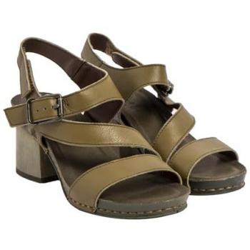 Sandalias de Piel I Wish para Mujer, color Verde, altura tacón 6.5 cm, modelo 1872 Nappa Bronze